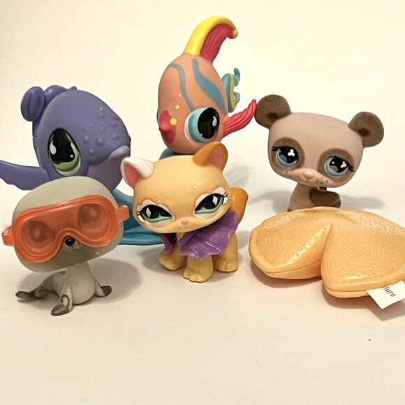 Lot of 5 Littlest Pet Shop | LPS #626, 637, 643, 644, 645 - Picture 1 of 15